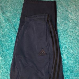 Blue adidas sweatpants